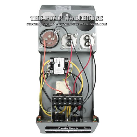 franklin electric 1 1.5 hp control box|franklin deluxe water box.